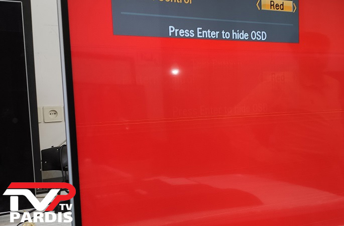 خطوط لرزشی افقی در تلویزیون