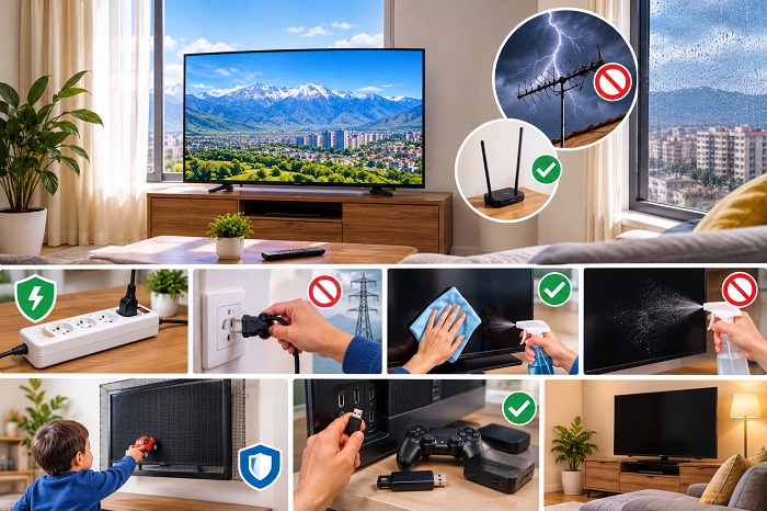 نکات نگهداری تلویزیون در پردیس