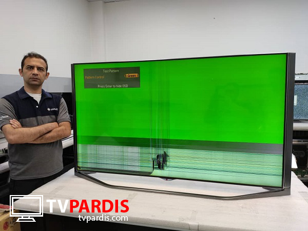 تعویض پنل شکسته تلویزیون مدل 65ub98000